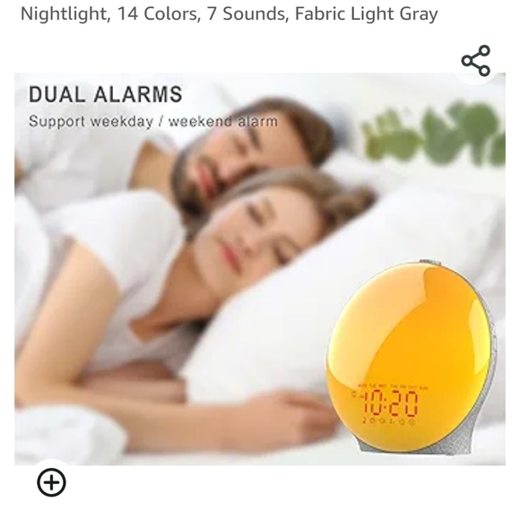 New in box JALL Smart Wake up Light Alarm Clock - Picture 4 of 12
